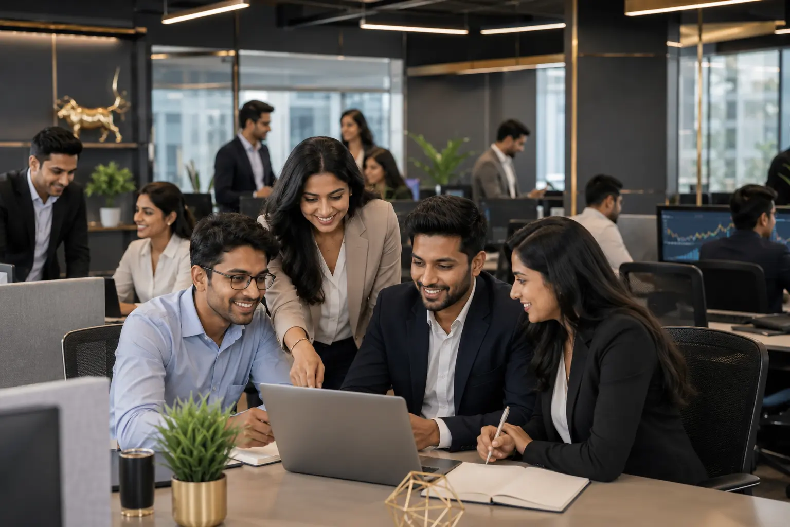 The Udhyami Fintech Pvt. Ltd. team at work
